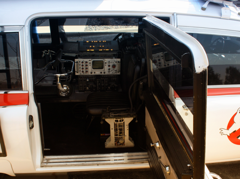 Interior Ghostbusters car