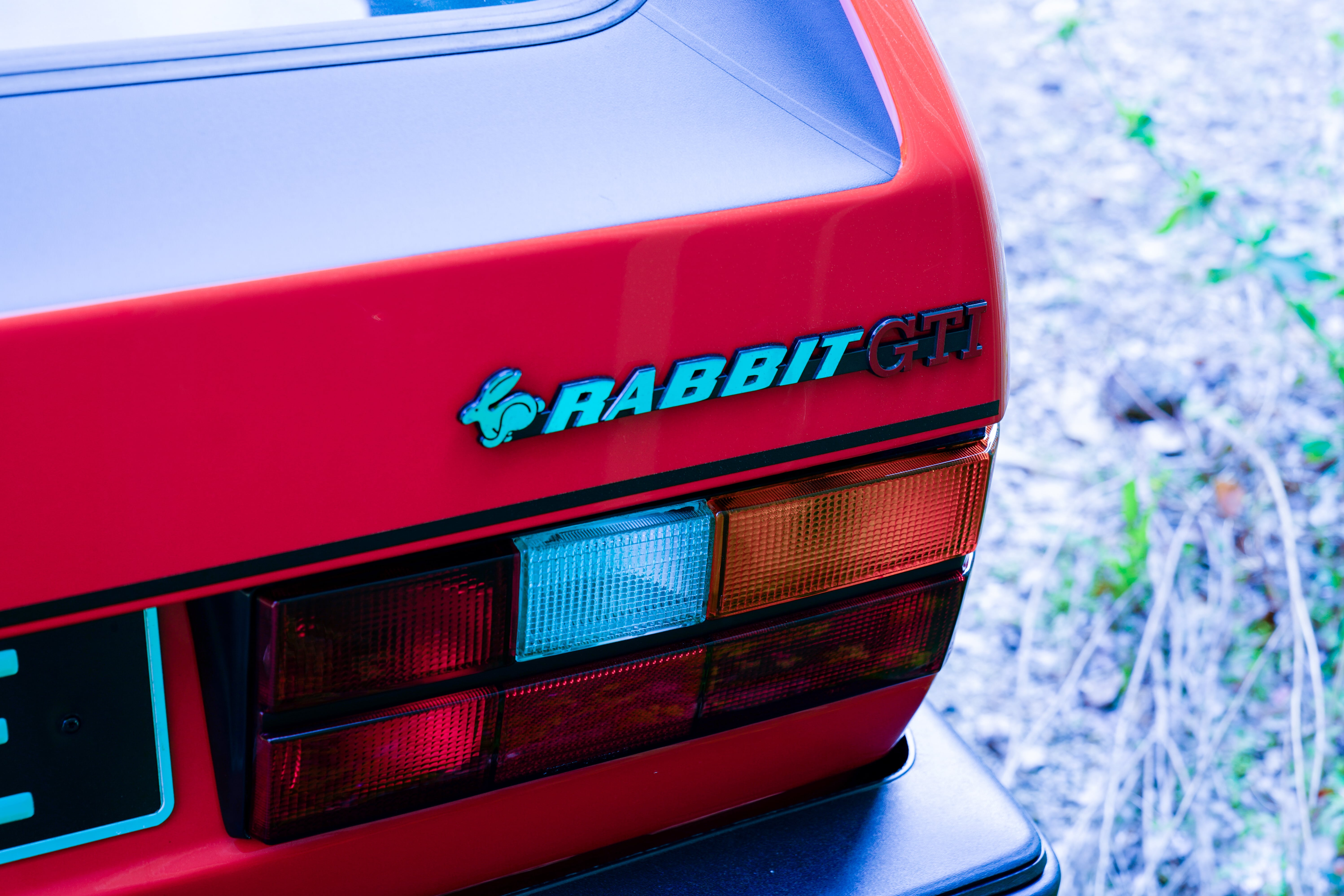 Red Vw Rabbit 
