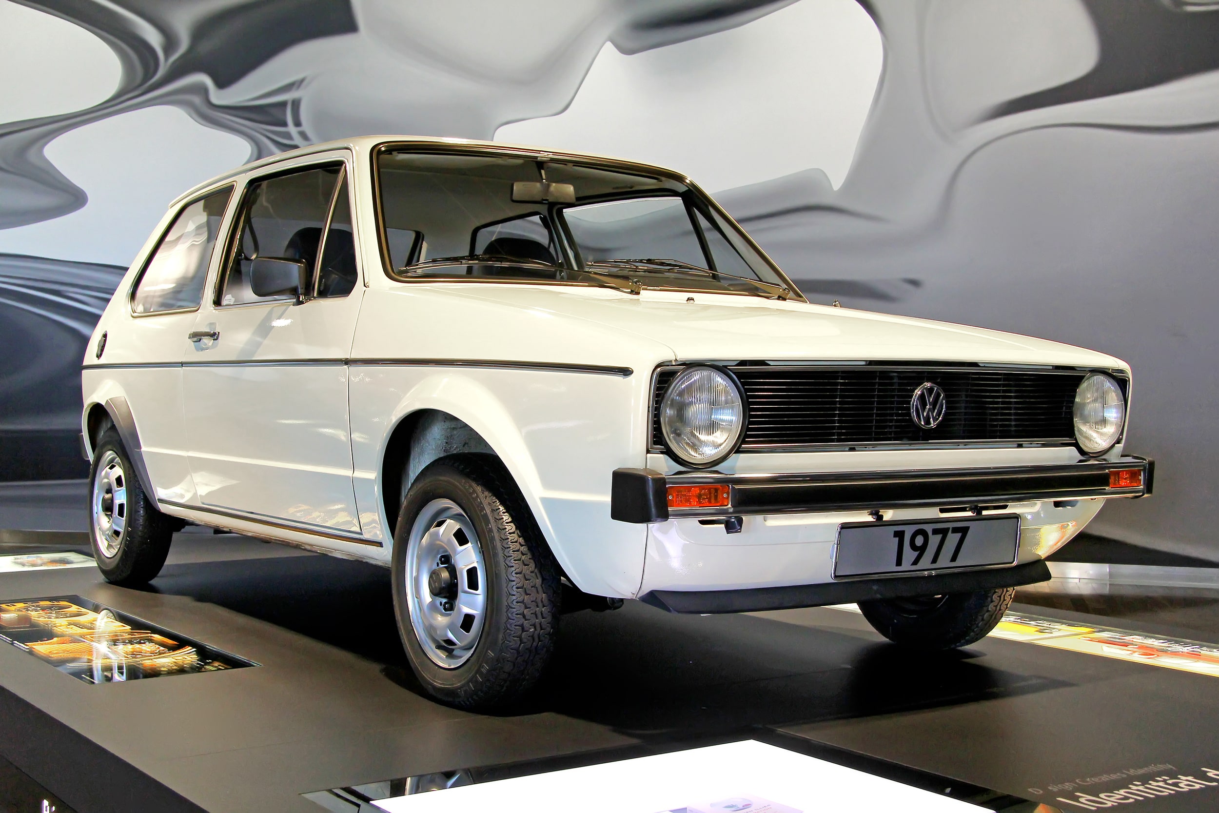 White Vw Rabbit 