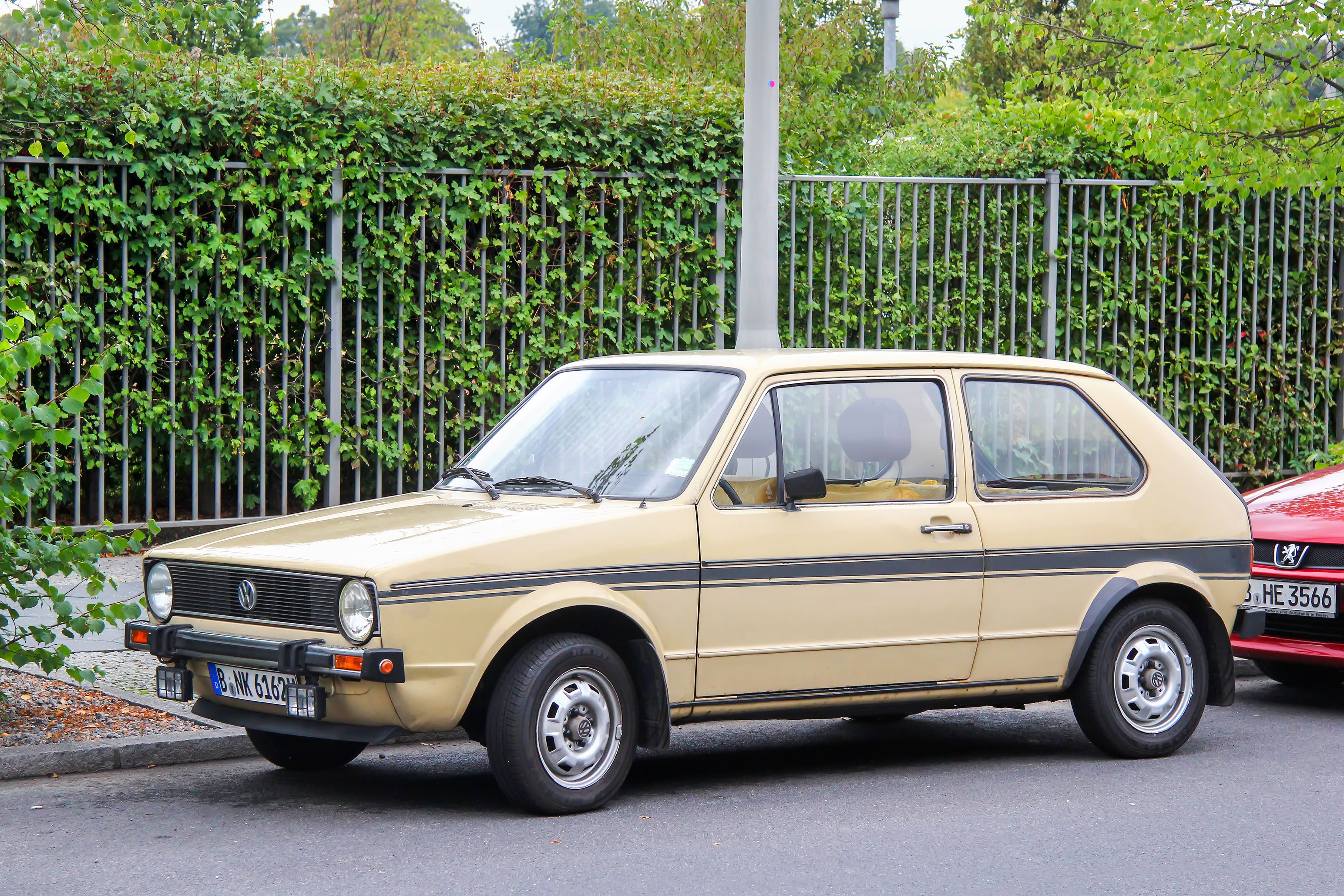 Gold VW rabbit