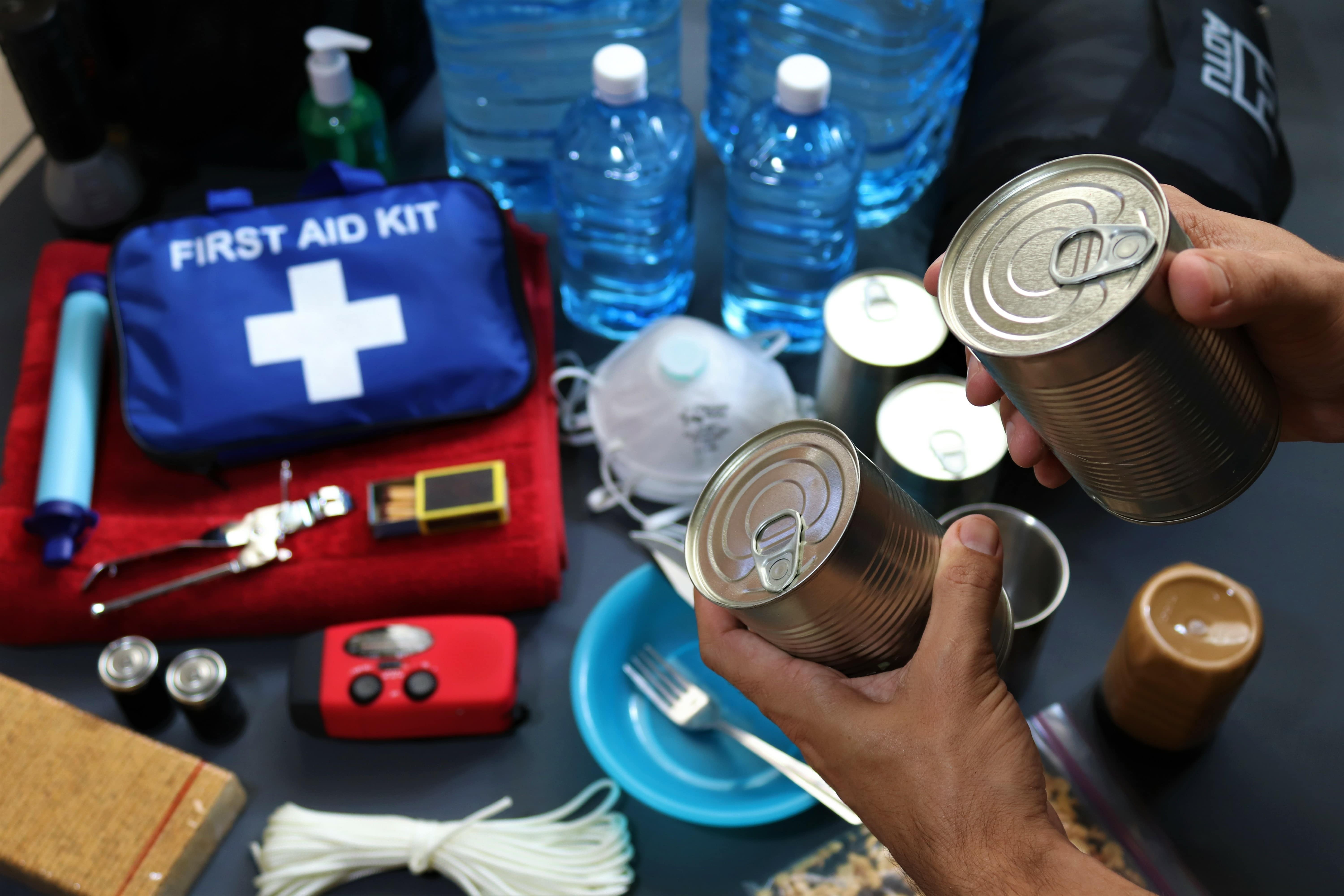 Emergency kit for home or car