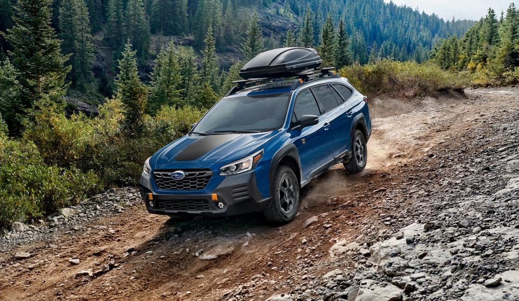 blue 2023 Subaru Outback