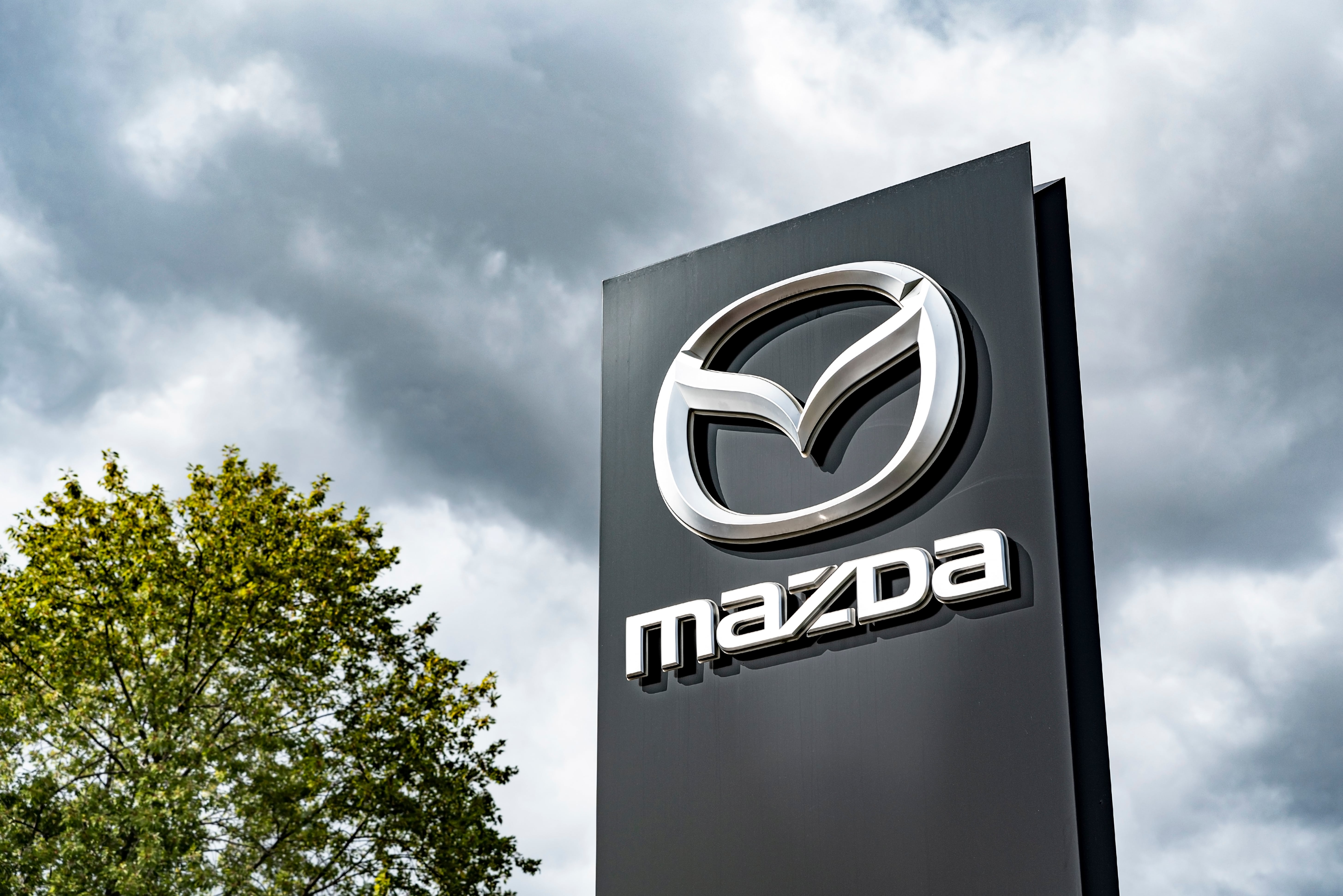 Mazda dealership sign