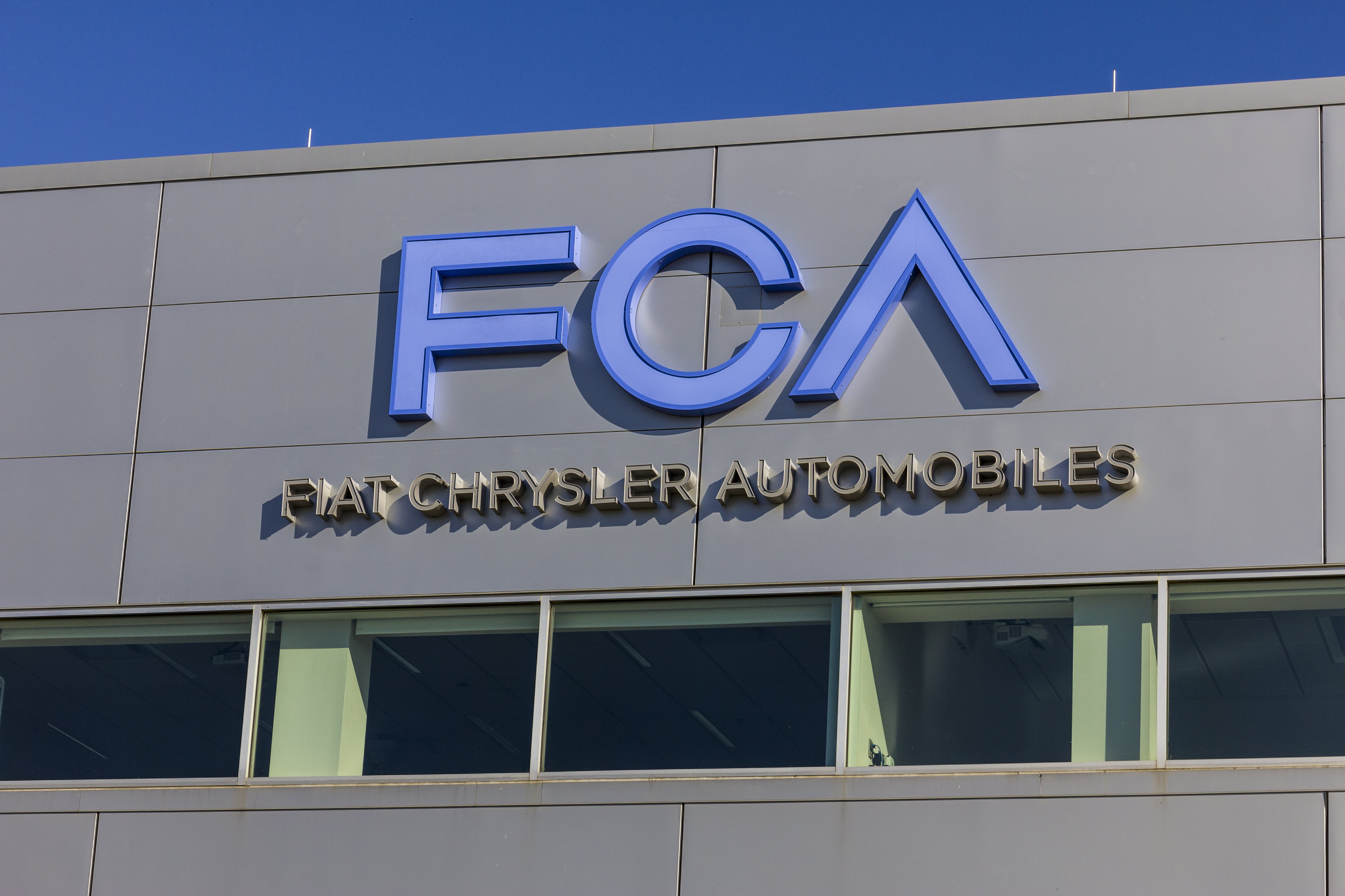 FCA Sign on building