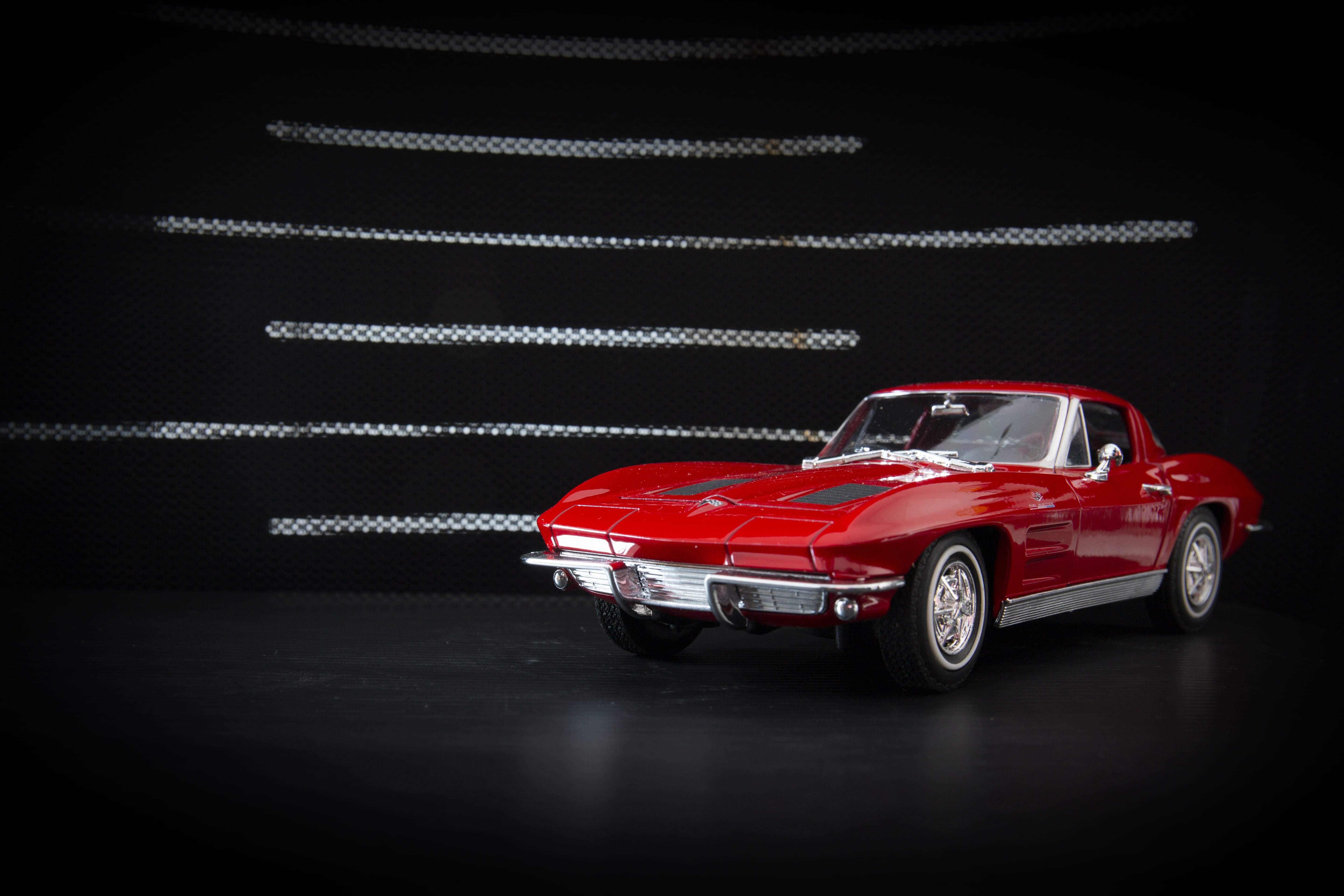 Red 1963 Chevy Corvette