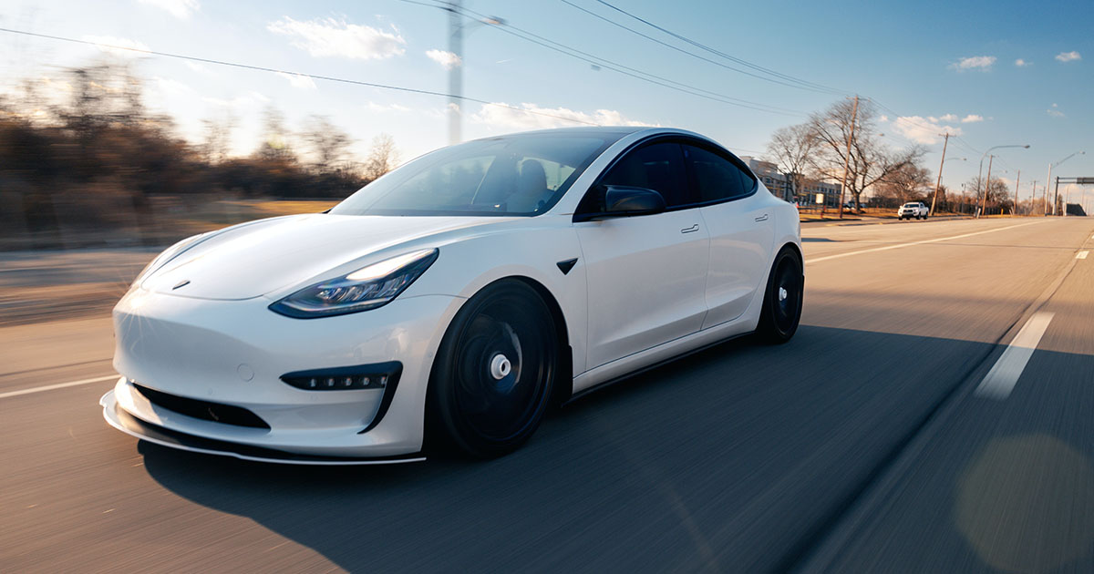 White 2024 Tesla Model 3