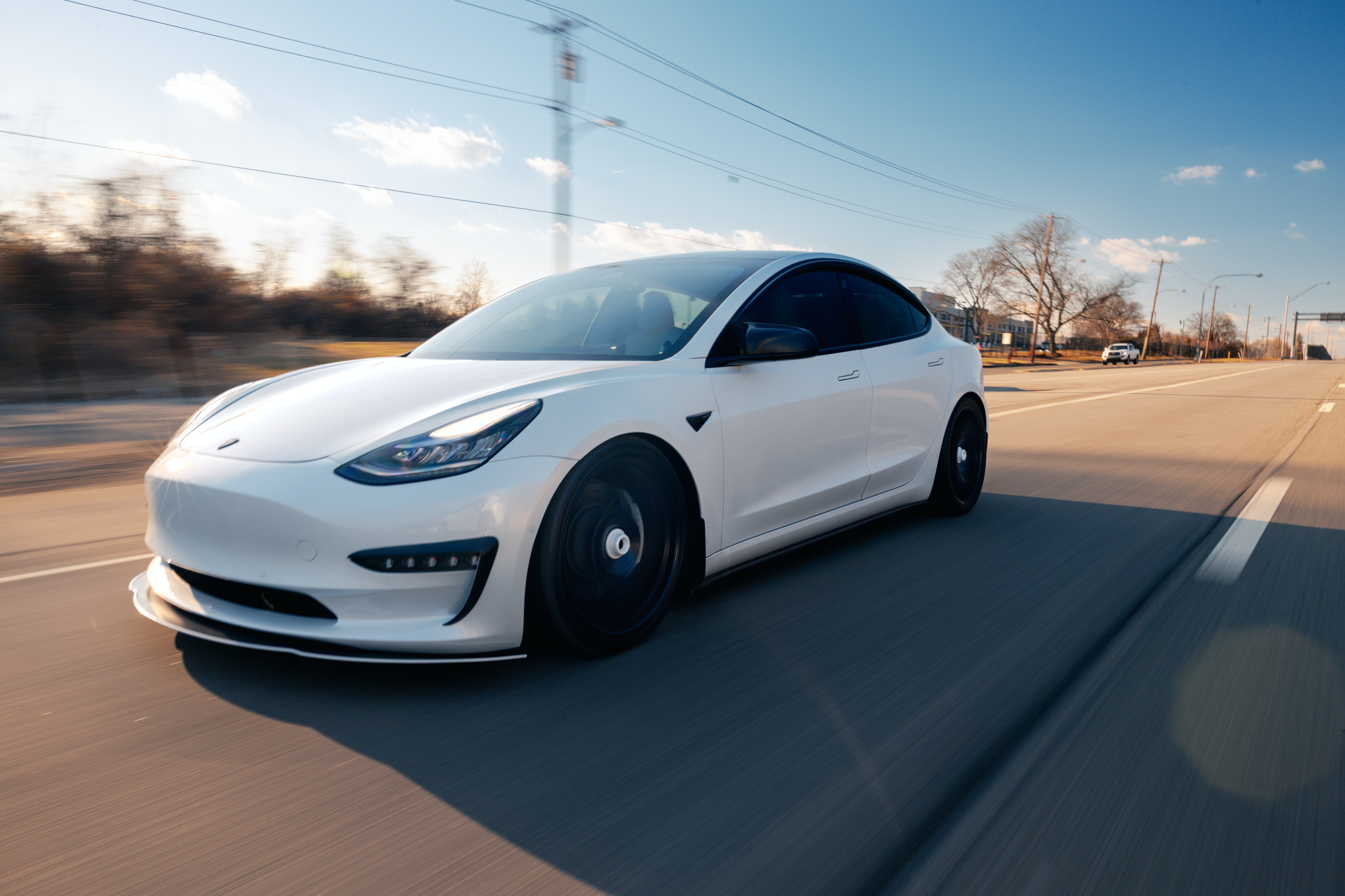 White 2024 Tesla Model 3