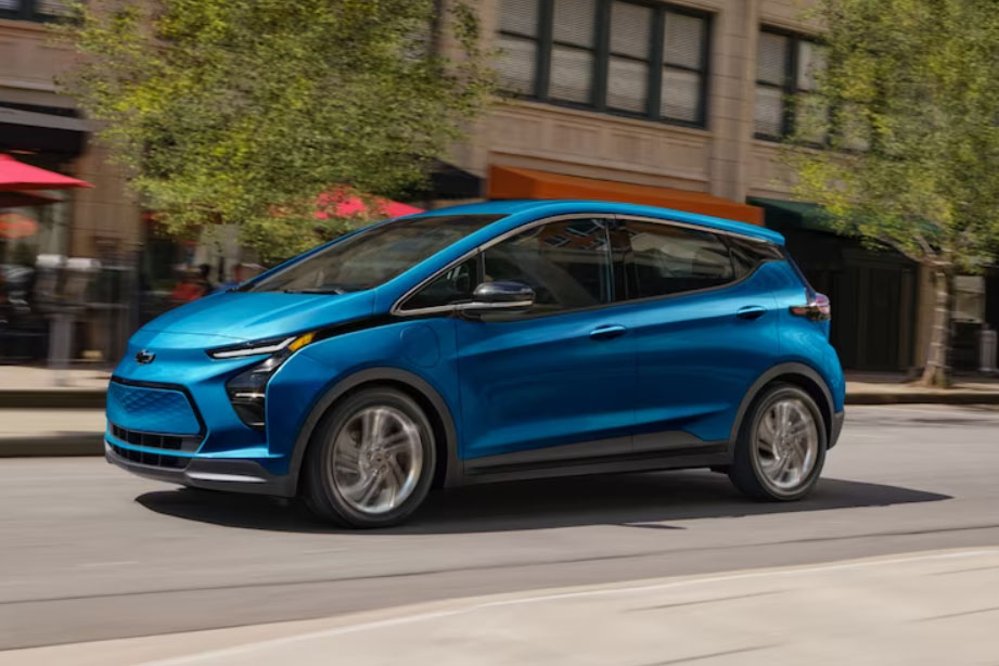 Blue 2023 Chevy Bolt EV