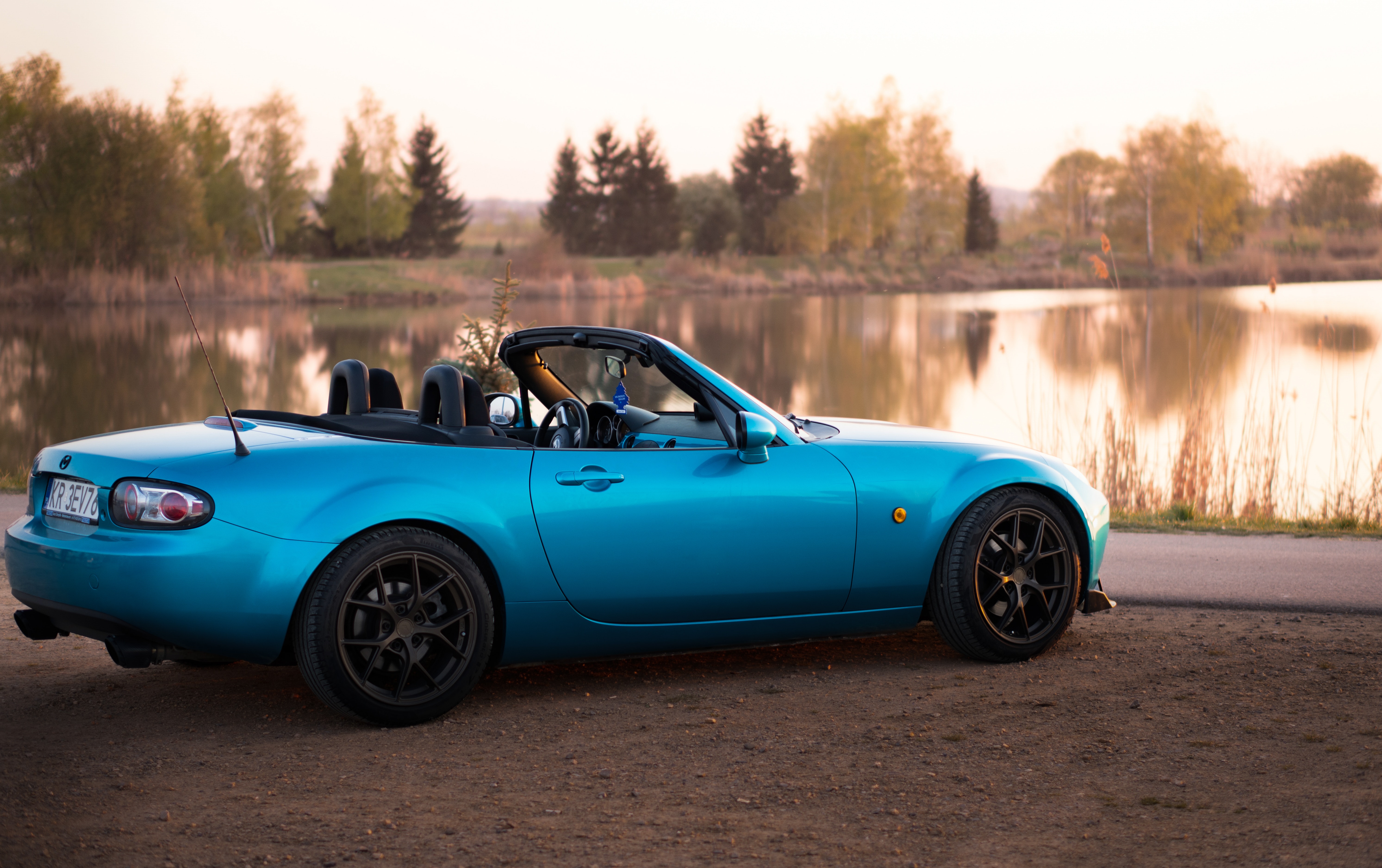 Blue Mazda Mx5 Miata