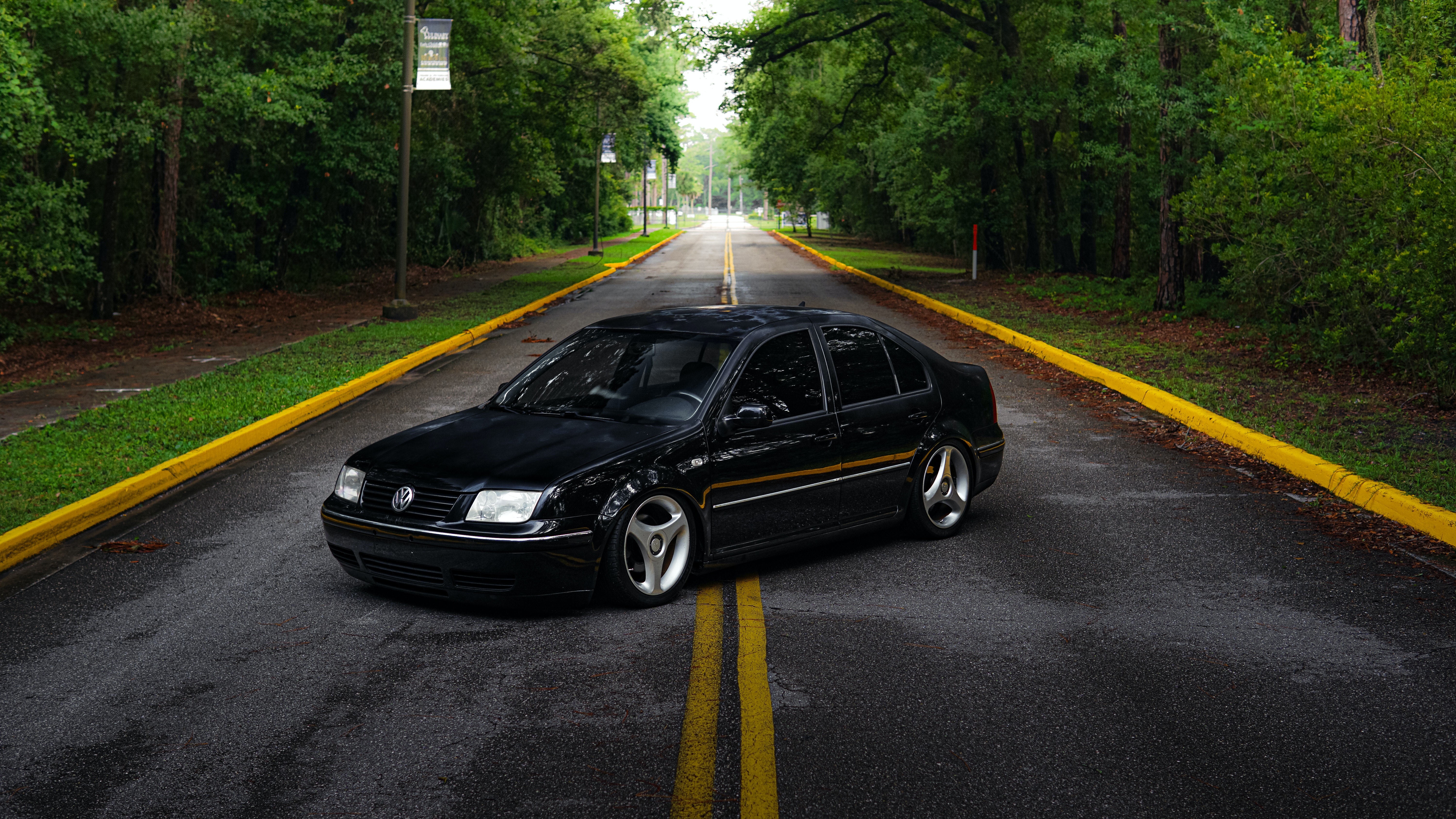 Black Volkswagen Jetta