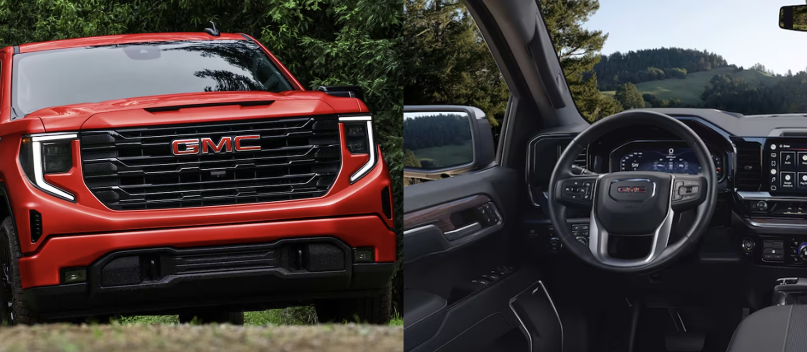 GMC Sierra Elevation split image