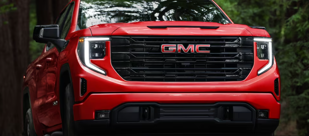 Red Gmc Sierra Elevation