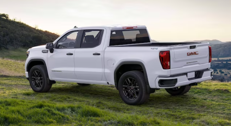 White Gmc Sierra Elevation 