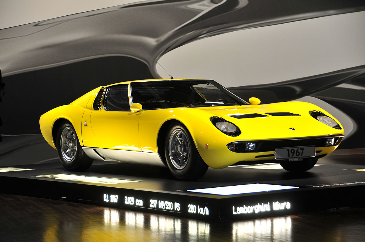 Yellow 1967 Lamborghini Miura