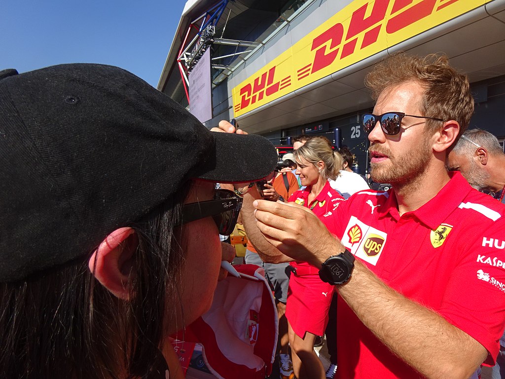 Sebastian Vettel at the 2018 British Grand Prix