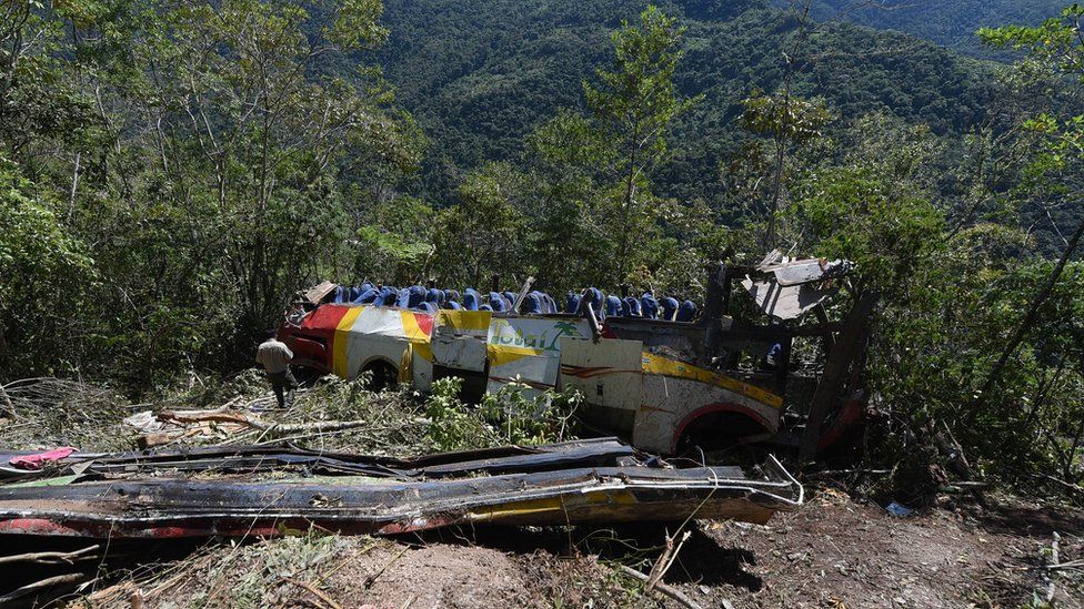 Bus crash in bolivia