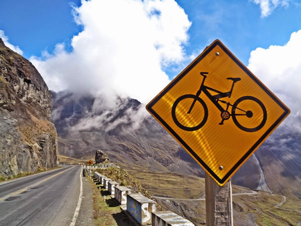 Biking on death road