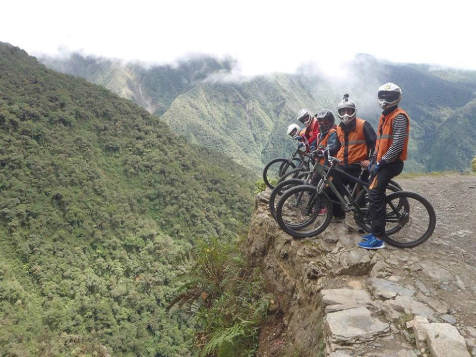Death road in bolivia