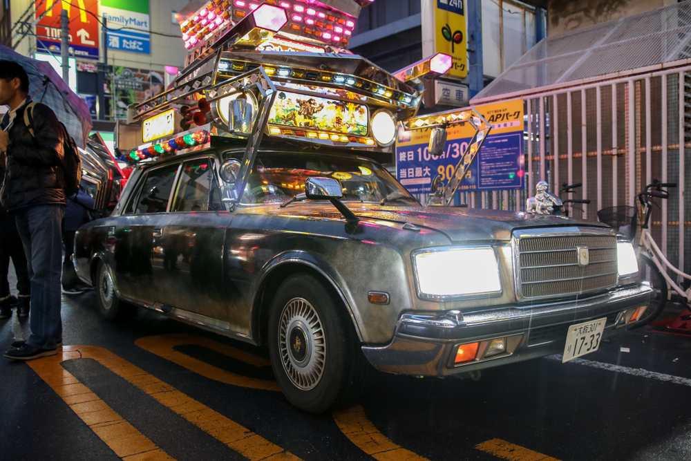 Bosozoku car in Osaka