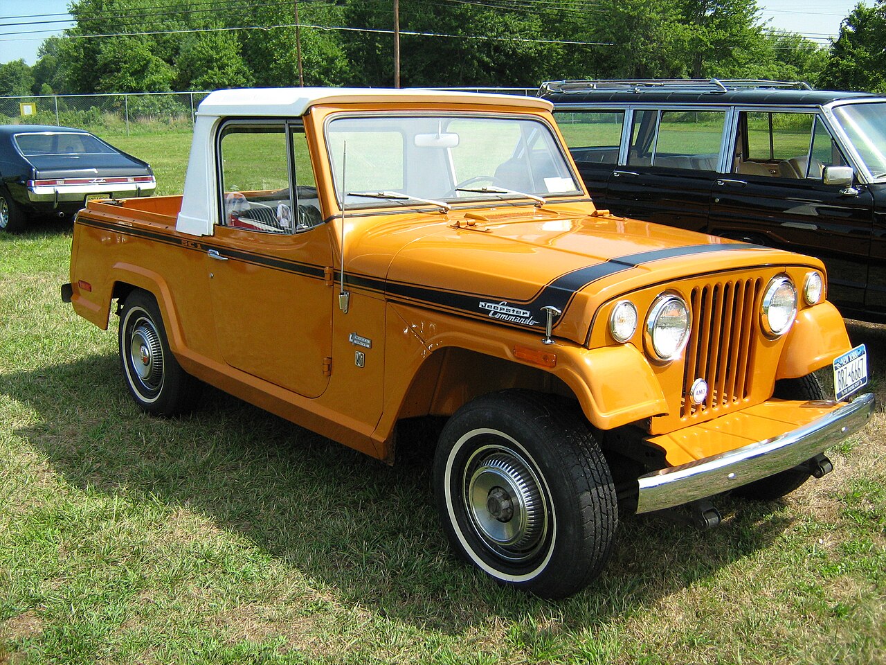 1971 Jeepster Commando Sc-1 Pickup Orange