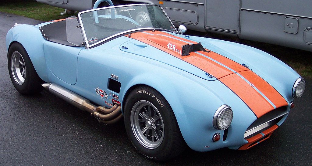 Image of blue Shelby 427 Cobra