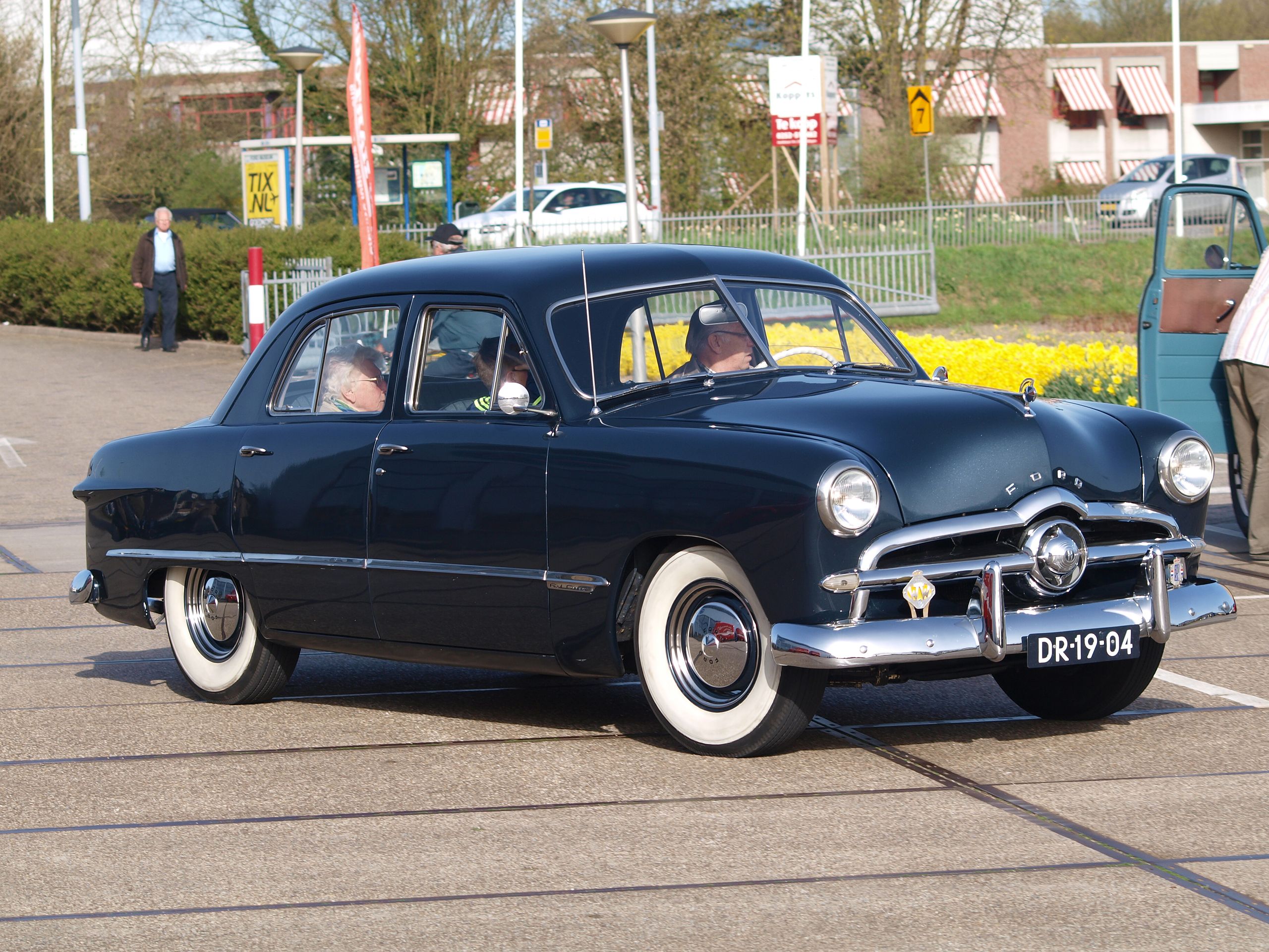 Image of black 1949 Ford Custom