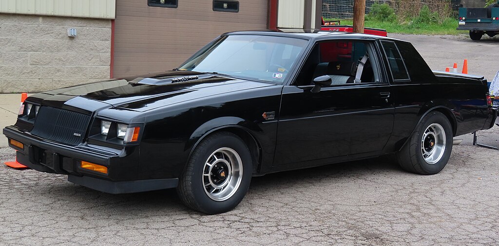 Close-up photo of 1987 Buick Regal Grand National