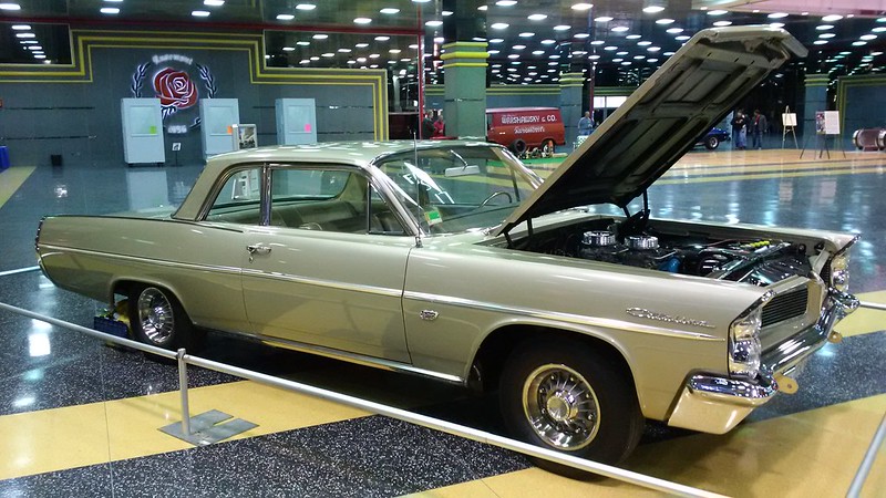 Close-up photo of a 1963 Pontiac Catalina 2-door Sedan, with 421 V8