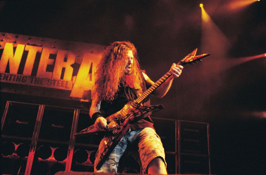 Photo of Dimebag DARRELL performing on stage