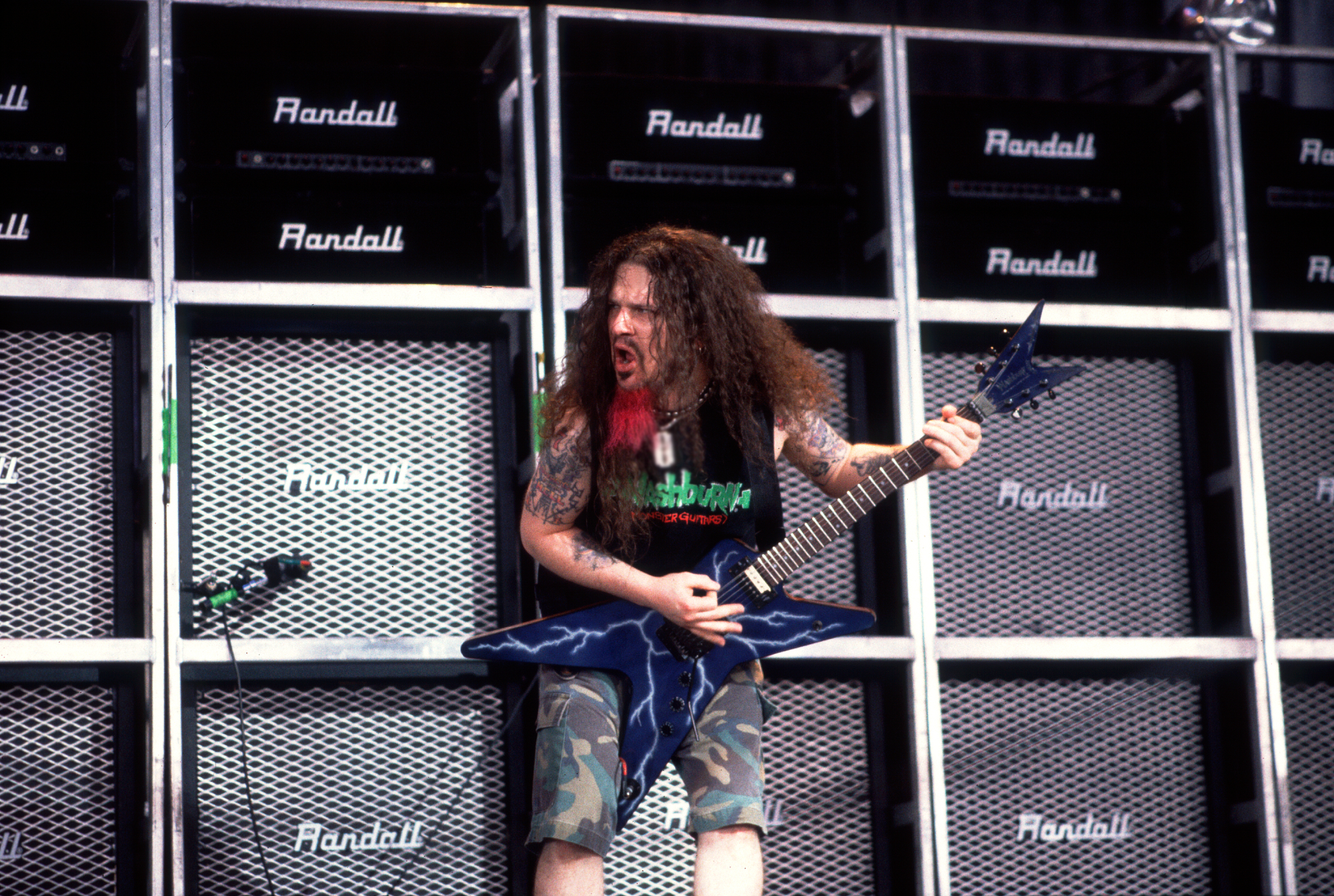 Photo of Dimebag DARRELL and PANTERA performing