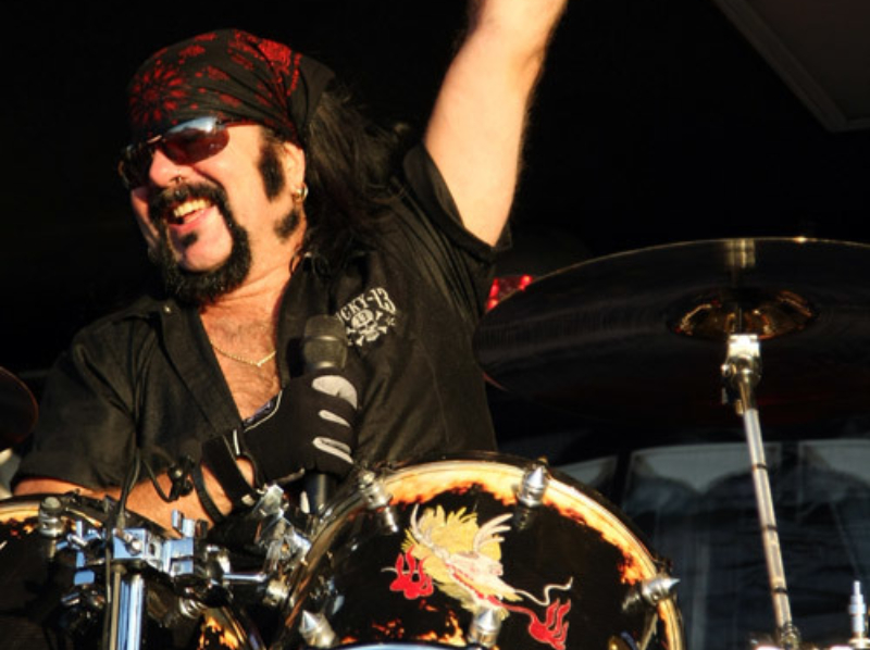 Vinnie Paul performing on stage