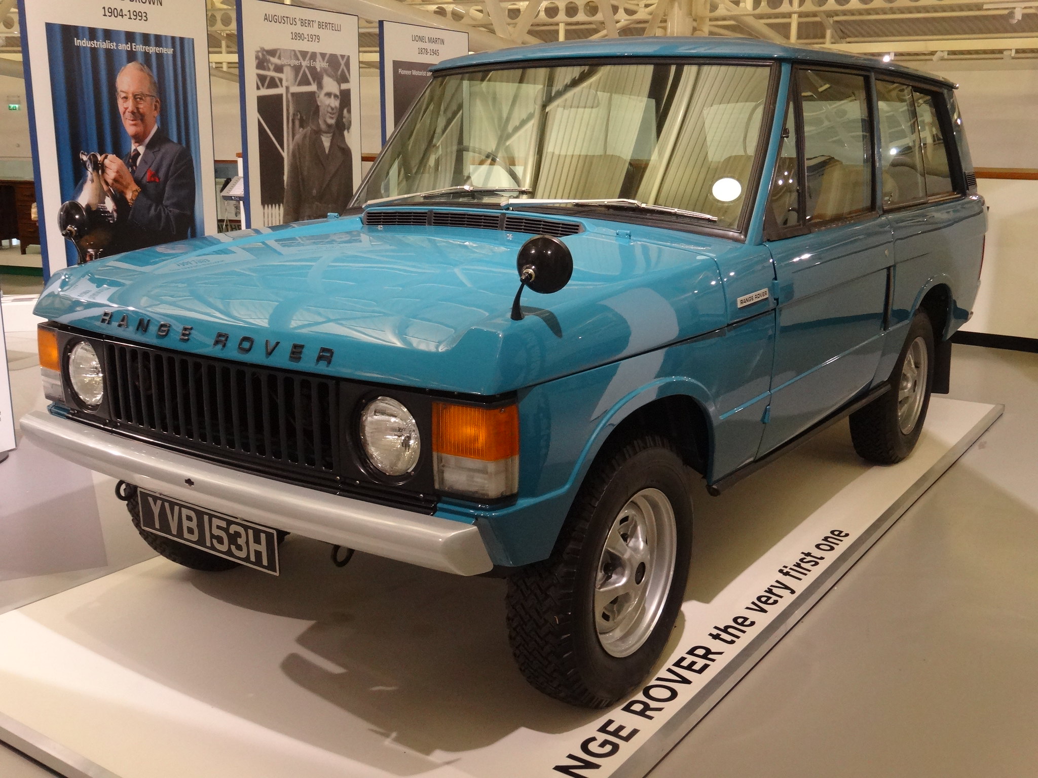 Light Blue Range Rover (front left) - 1970
