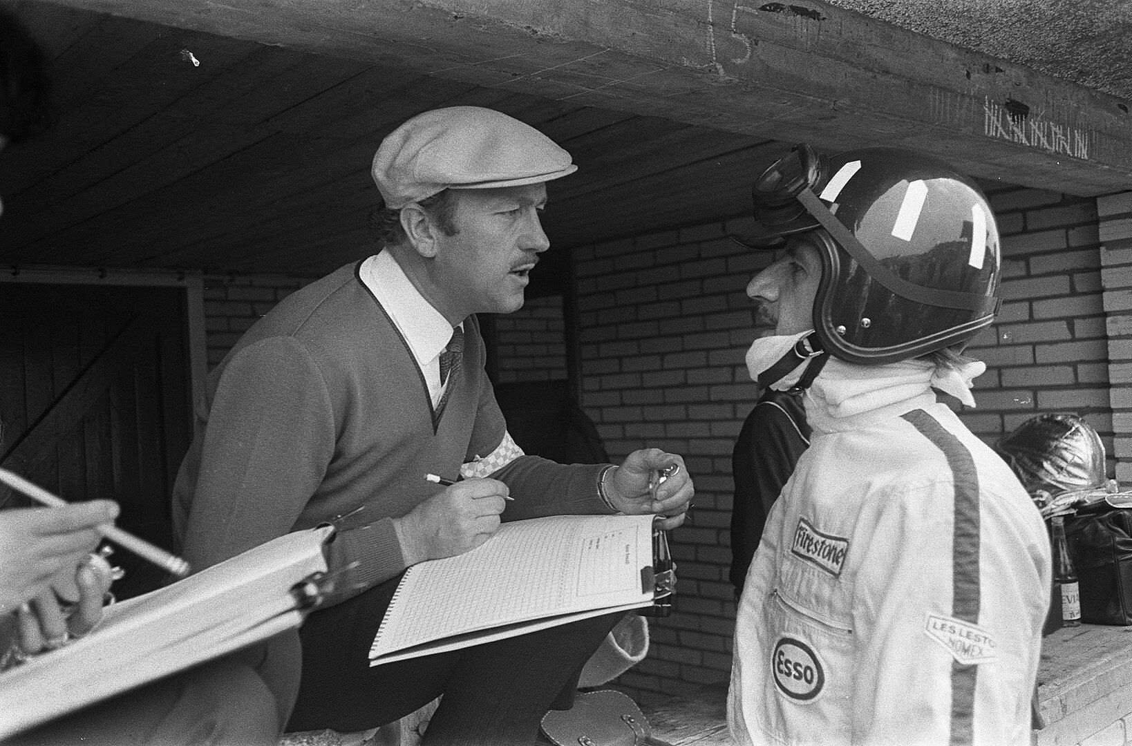 Chapman with Graham Hill at Zandvoort