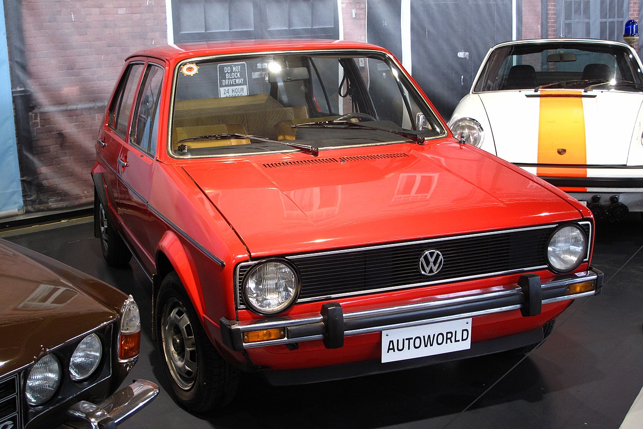 Red Volkswagen Golf (front) - 1974