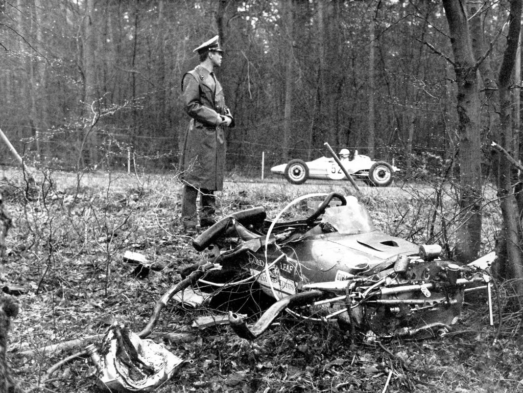 Racing driver Jim Clark dies in accident