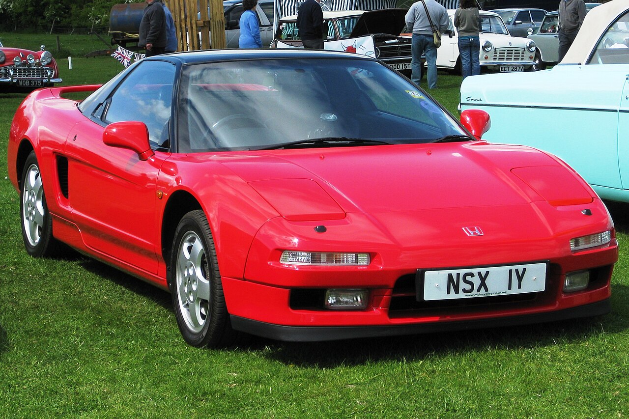 1991 Red Honda NSX (front)