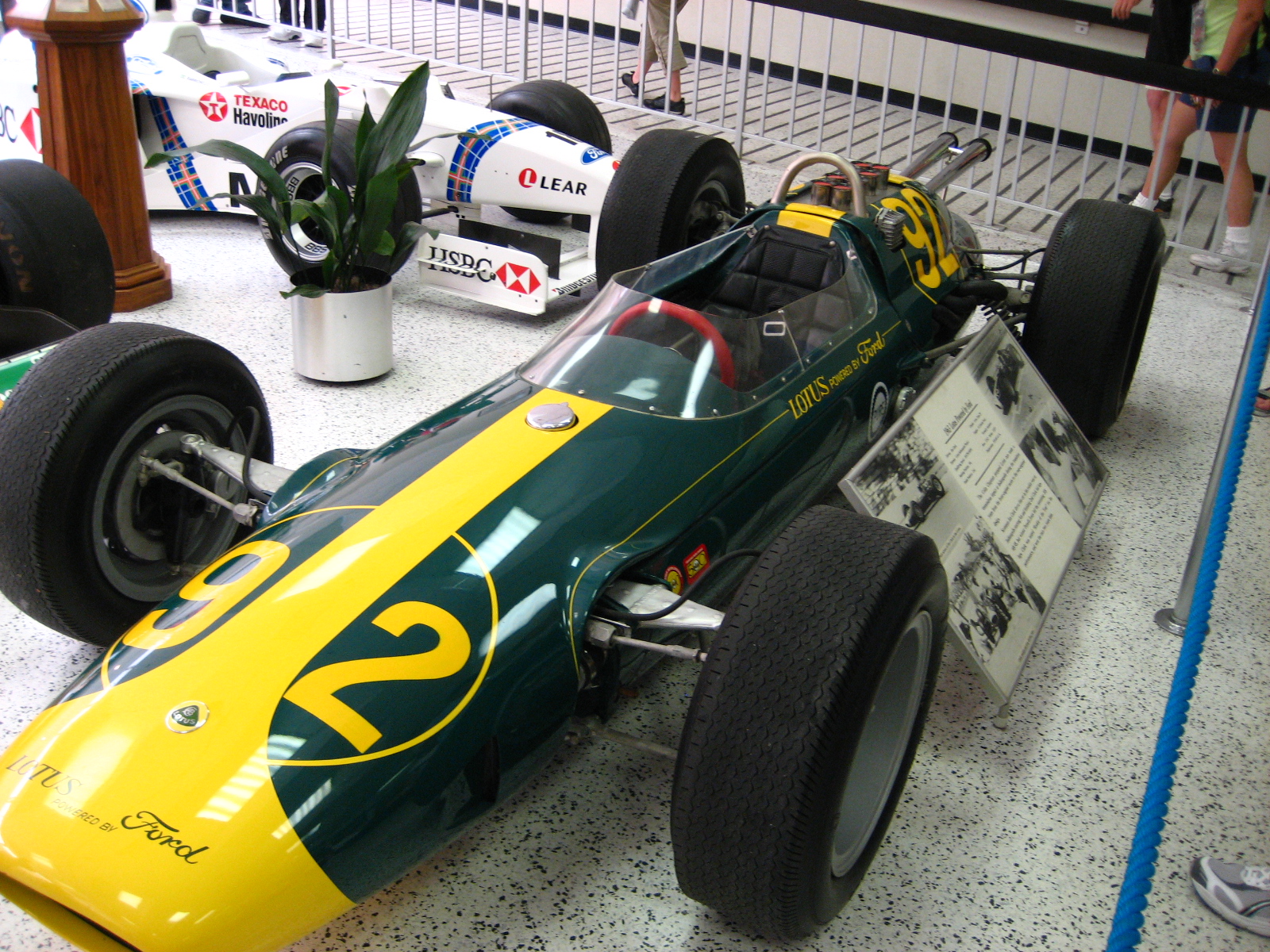 Jim Clark's Lotus 29 from Indy 1963