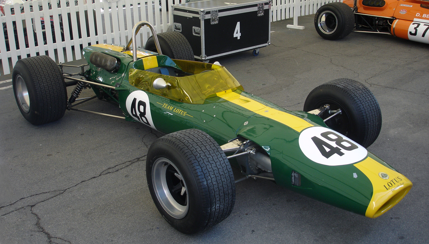 Lotus 48 similar to the one Jim Clark drove when he had a fatal accident