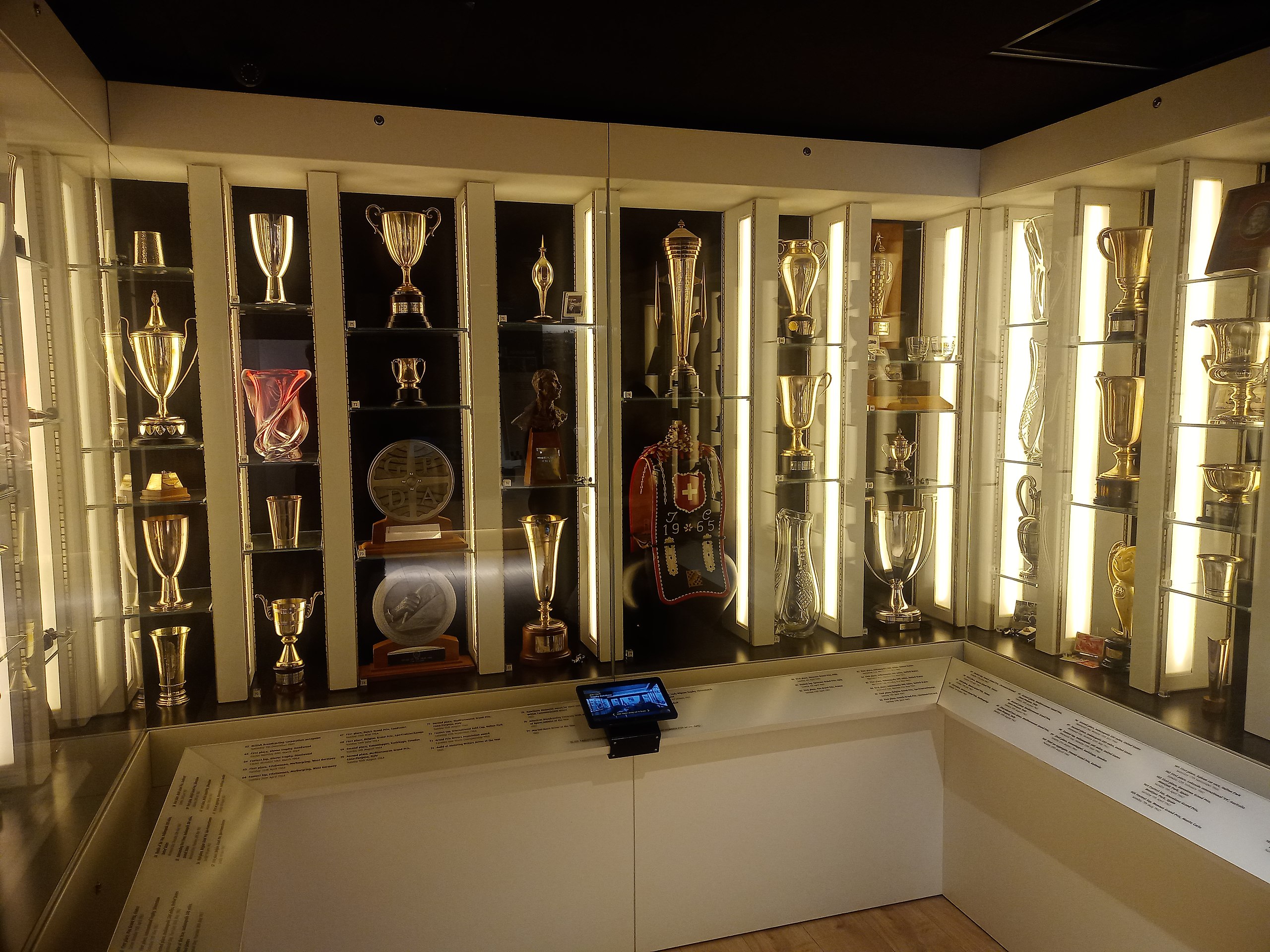 Jim Clark trophy room