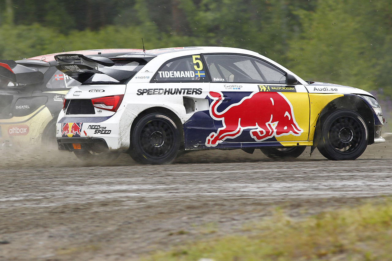 Rally car in Finland 2014