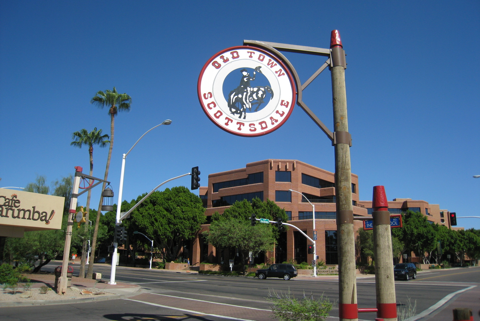 A view of Old Town located in Scottsdale, Arizona