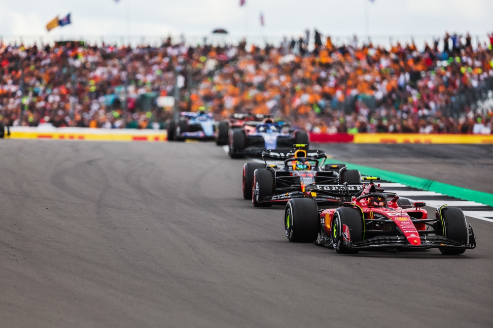 Carlos Sainz during the Formula One British Grand Prix