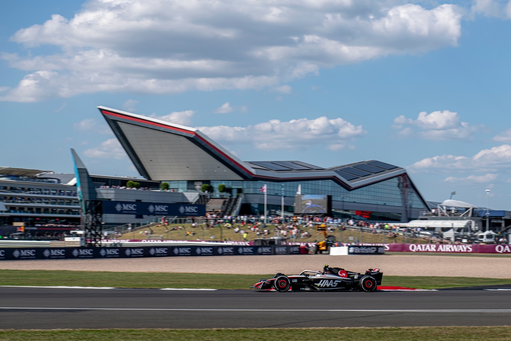 Kevin Magnussen, from The Denmark competes for Haas F1