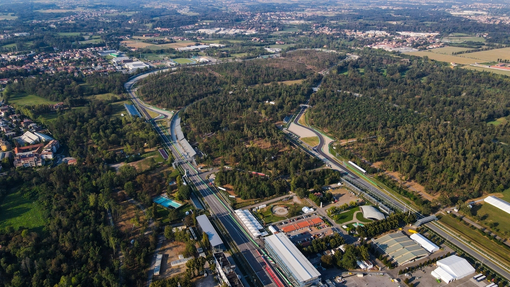 Aerial Photo of The Autodromo Nazionale of Monza