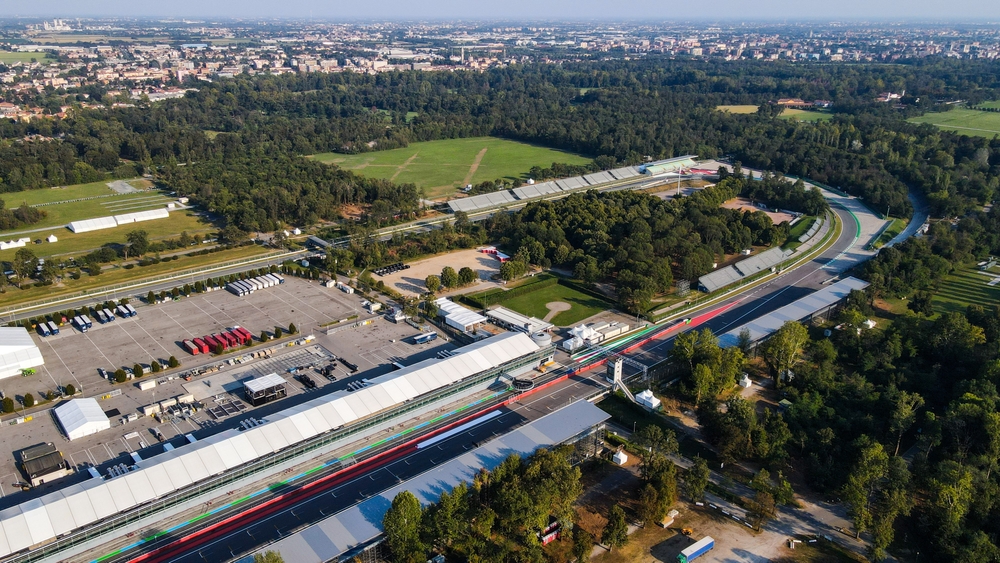 Aerial Photo of The Autodromo Nazionale of Monza