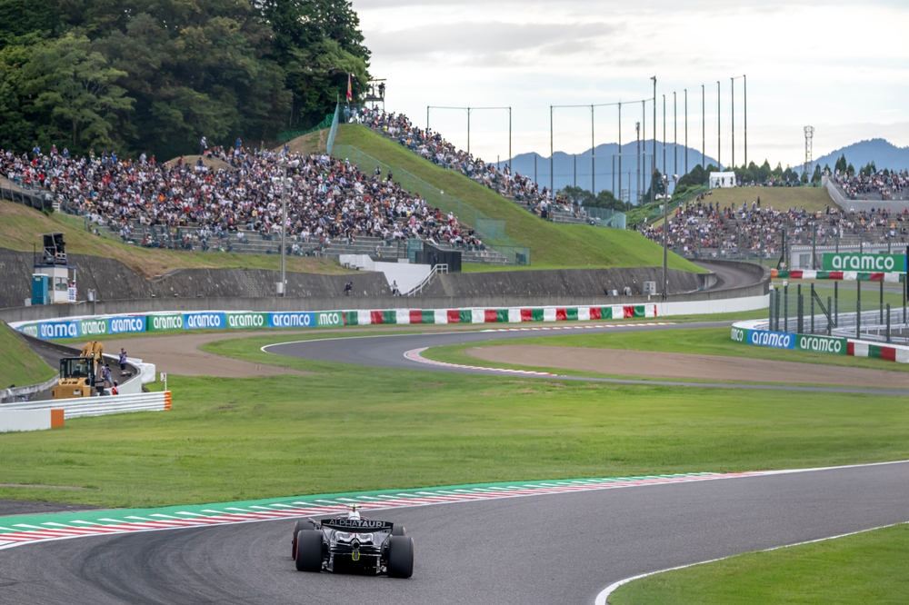 Yuki Tsunoda Practice for the 2023 Formula 1 Japanese Grand Prix
