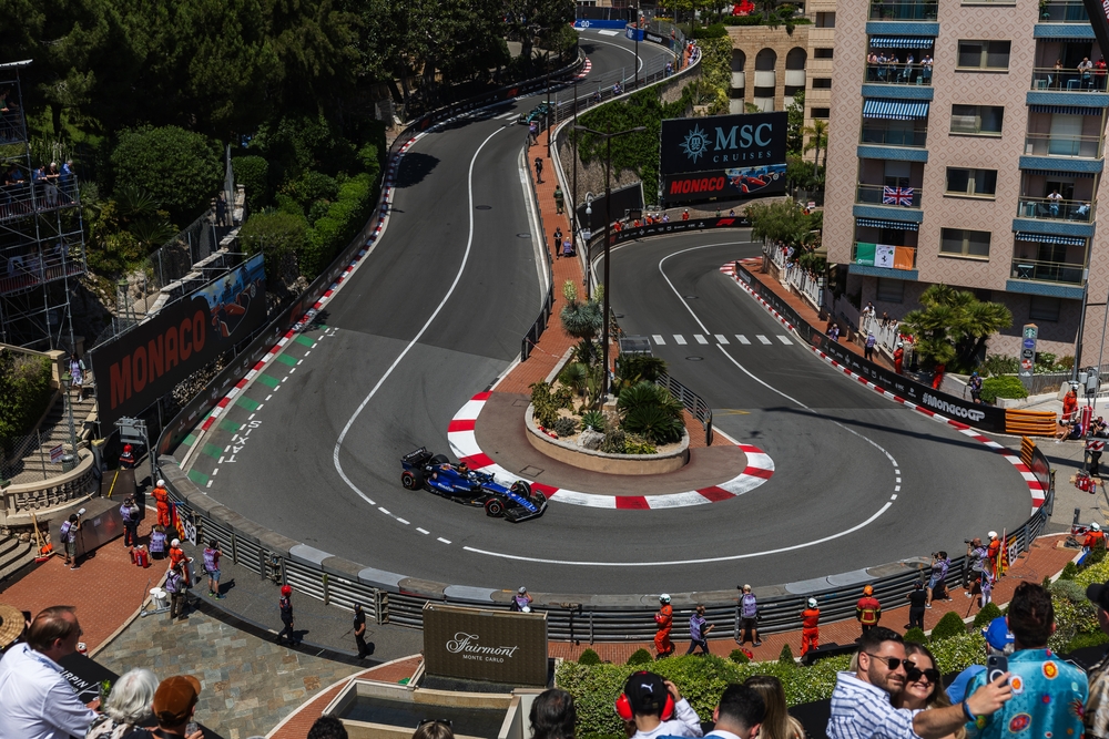 Alexander Albon of Thailand and Williams Racing during Formula One Monaco Grand Prix