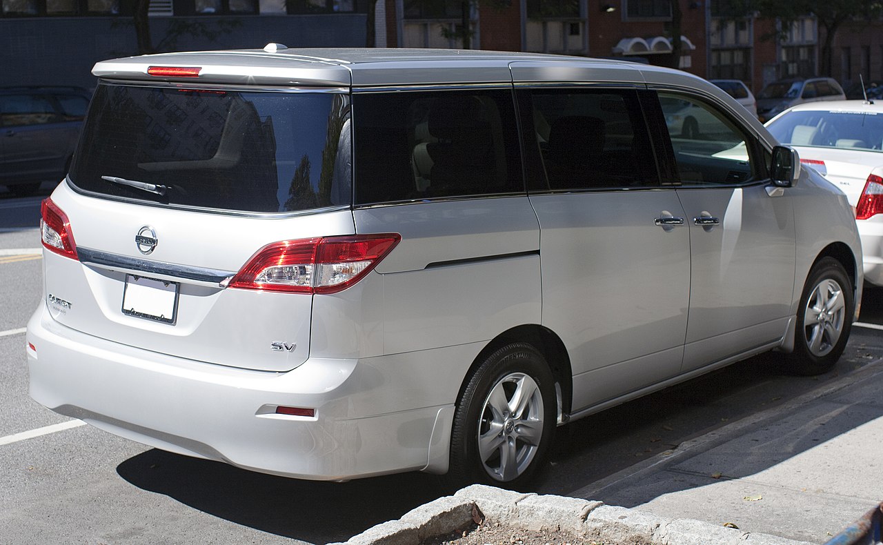 Image of white 2012 Nissan Quest Sv Rear
