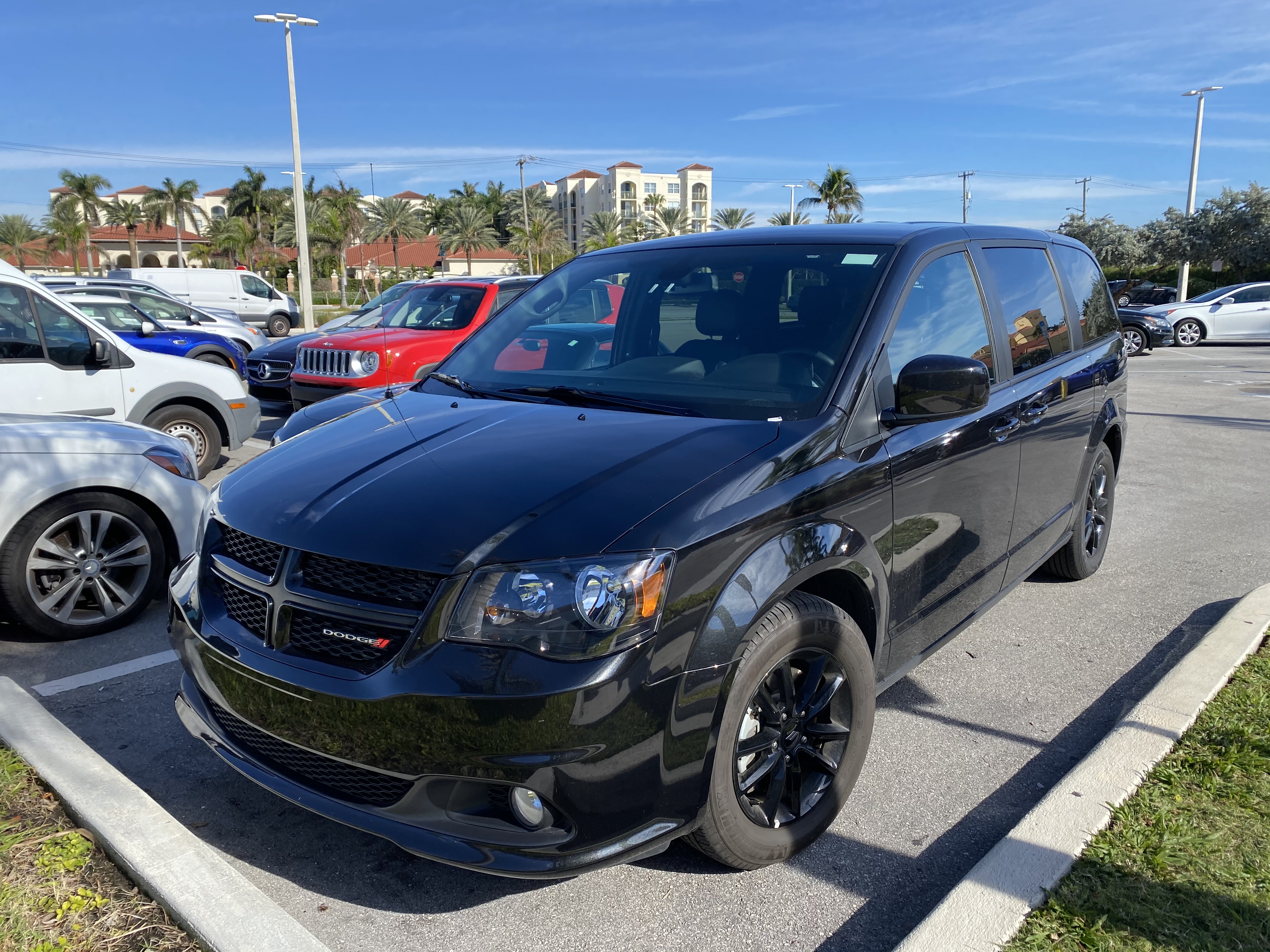 2017 Dodge Grand Caravan (Rt) Gt Minivan All Black In Florida 1Of2