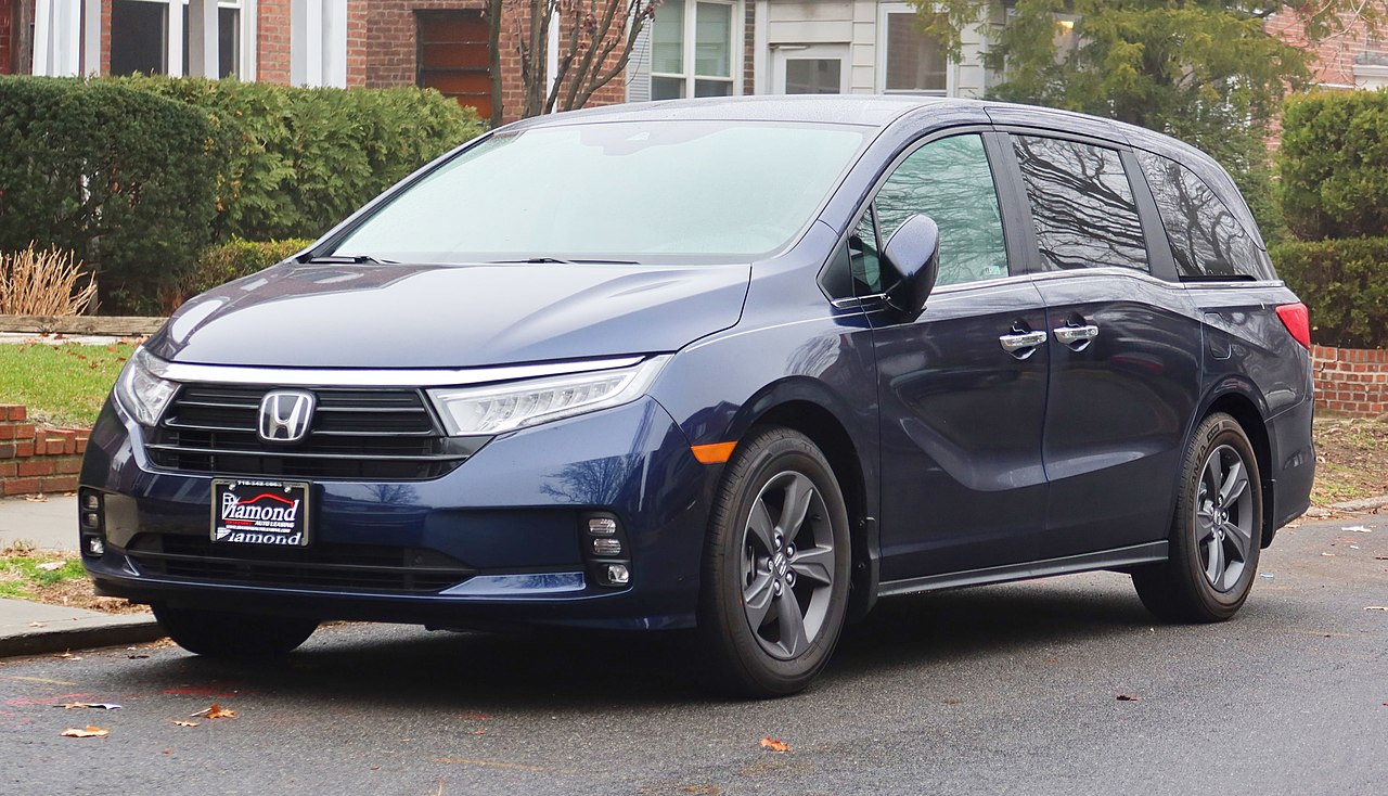 Image of blue 2021 Honda Odyssey
